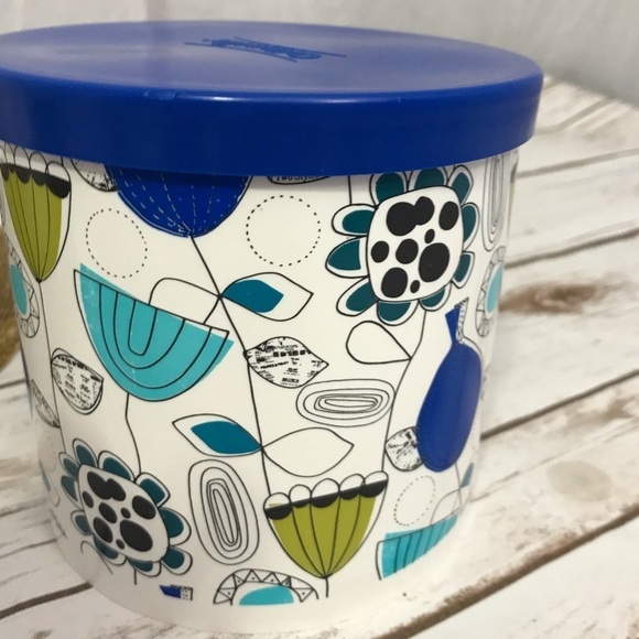 Cottonelle Toilet Paper Holder Canister Blue Green Jonathon Adler Kimberly Clark - Picture 5 of 8